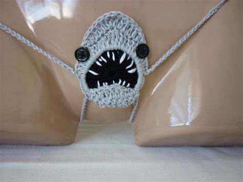 Shark Thong Erotic Lingerie Jaws Crochet G String Crochet Crochet Bikini G String Erotic