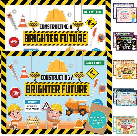 Amazon Pcs Construction Theme Classroom Decor Set With