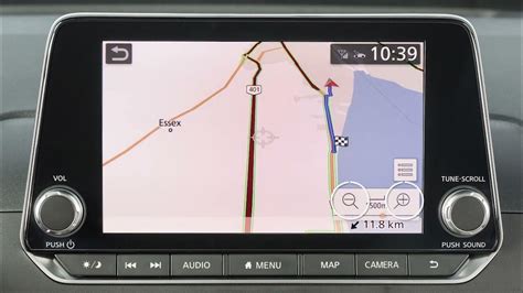 2023 Nissan Leaf Map Screen Overview If So Equipped Youtube