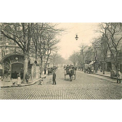 Carte Postale Ancienne Caen Top Promotion Boulevard Saint Pierre