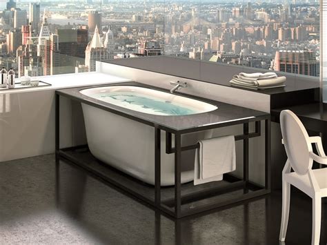 Vasca Da Bagno Ovale In Acrilico Naked By Glass Design Giopato Coombes