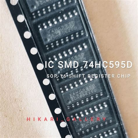 IC 74HC595D 74HC595 SMD SOP-16 SHIFT REGISTER CHIP / IC SMD 74HC595 D ...