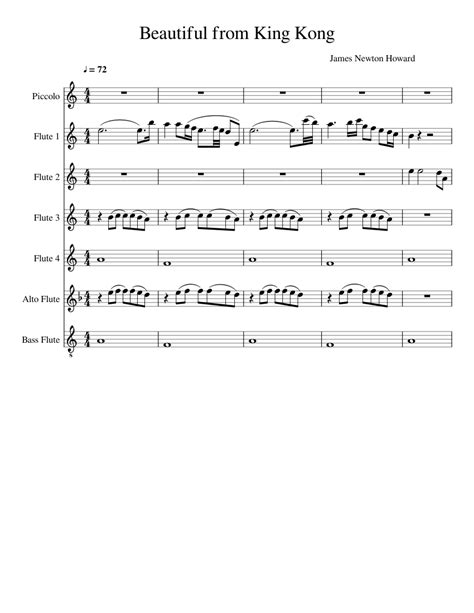 Beautiful Sheet Music For Flute Piccolo Download Free In Pdf Or Midi