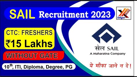 Sail Bokaro Recruitment 2023 Bokaro Steel Plant Vacancy 2023 SAIL