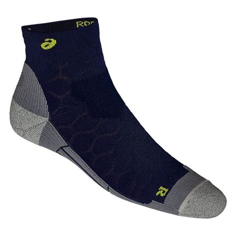 Asics ROAD QUARTER Носки беговые низкие Темно-синий/Серый купить в ...