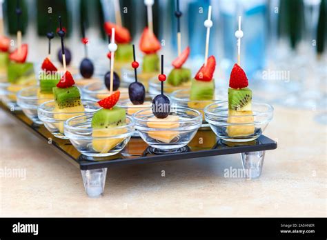 Assorted Canapes Hi Res Stock Photography And Images Alamy