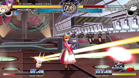 Melty Blood Actress Again Ps Neco Mech In Arcade Mode Youtube