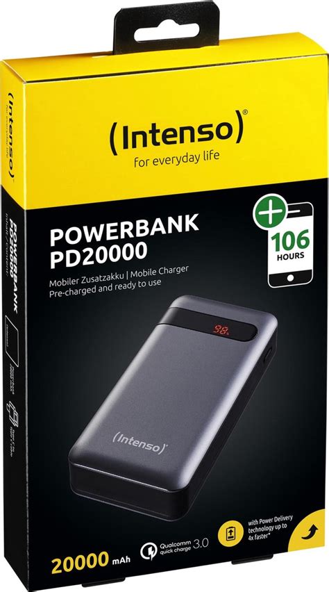 Intenso Mobile Chargingstation Powerbank PD10000 20000 20000 MAh