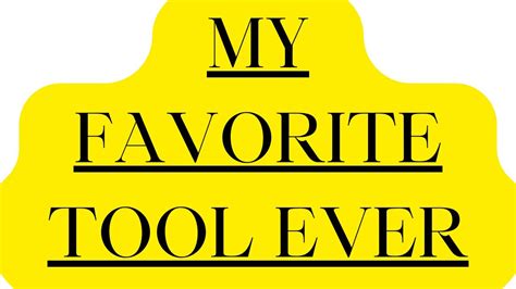 Best Tool Ever - YouTube