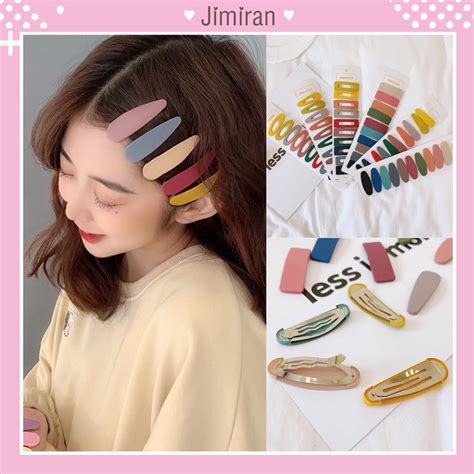 Korean Mini Korean Female Hairpin Jimiran Cute Many Colors Cute Hot Trend Kt Shopee Malaysia