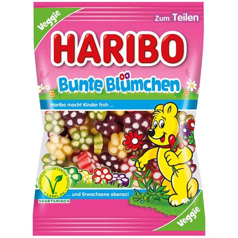 Haribo Bunte Blümchen veggie 175g Online kaufen im World of Sweets Shop