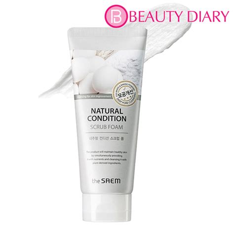The Saem Natural Condition Scrub Foam (Deep Pore Cleansing) | Beauty Diary