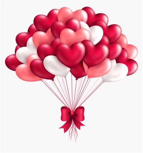 Beautiful Heart Balloons Png Clipart Image Happy Birthday Heart