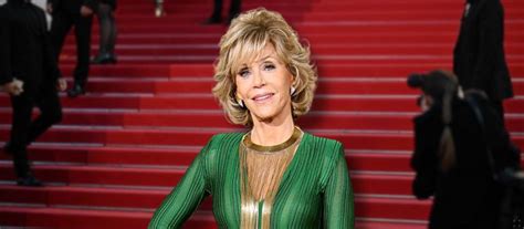Jane Fonda Surprises with a Glass of Champagne in Cannes