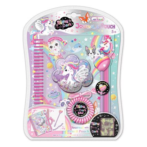 Hot Focus сет дневник Unicorn со нараквица Glow in the Dark Baby