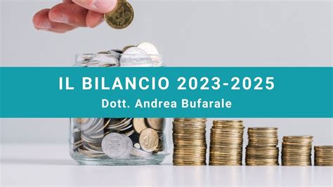 Il Bilancio 2023 2025 YouTube