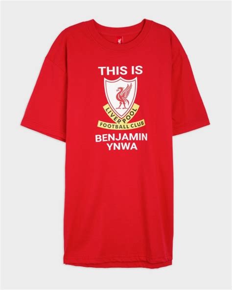 Official Lfc Personalised T Shirts