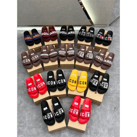 D P Quai Ngang Dsq Icon Hot Trend Full M U Ch Cao Su N I D P Ch Ch Ng Tr N Tr T C C T T