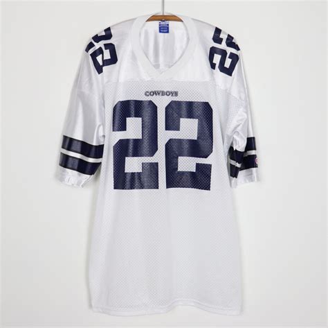 Original Vintage 1990s Emmit Smith Dallas Cowboys Nfl Champion Jersey