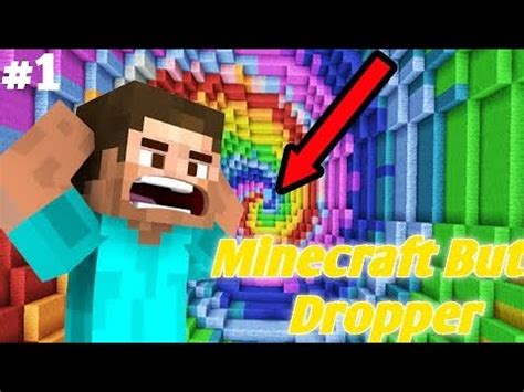 Minecraft But Dropper I Have To Drop From The Top Youtube