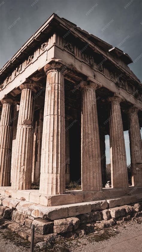 Premium Photo | Ancient Greek temple in Athens showcasing the history ...