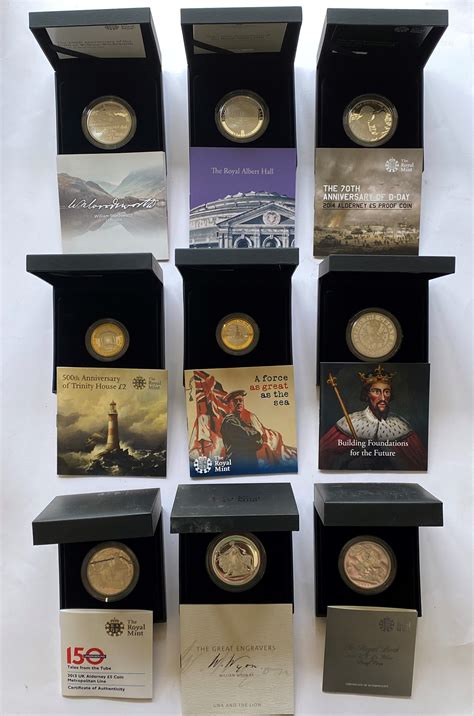 Images for 2358965. A COLLECTION OF ROYAL MINT COMMEMORATIVE SILVER ...