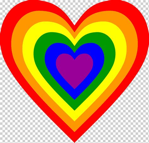 Arcoiris Bandera Corazon Arco Iris Amor Color Reino Libre Png Klipartz