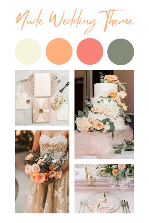 Nude Elegance Gorgeous Wedding Color Palettes For Your Big Day Elegantweddinginvites Blog