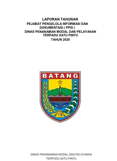 Laporan Tahunan Pejabat Pengelola Informasi Dan Dokumentasi Ppid