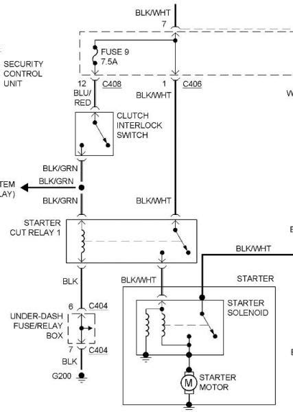 1998 Honda Accord Starter Wiring Diagram Wiring Diagram