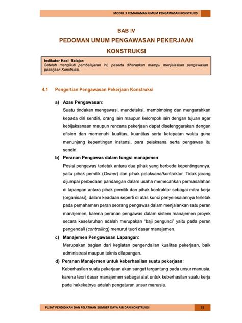 05 Pengawasan Kerja Konstruksi Pdf