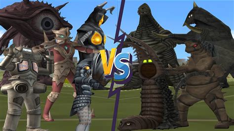 Zetton Vs Bemstar Baltan Seijin Vs Twintail Gan Q Vs Redking Ace