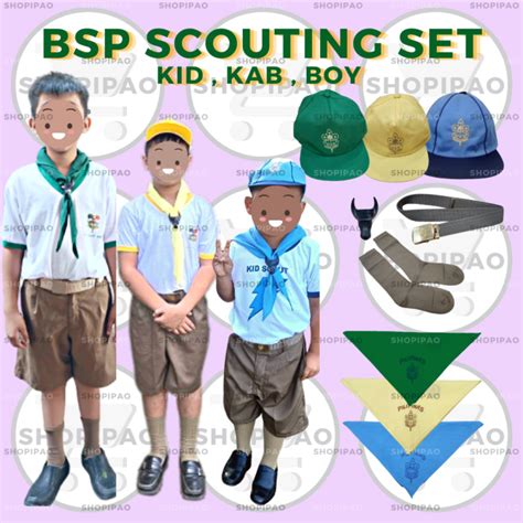 spp bsp scouting set boy scout kid scout kab scout investiture lazada ph
