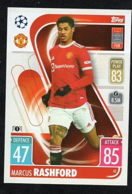 MATCH ATTAX 2021 2022 Marcus Rashford Manchester United EUR 1 00