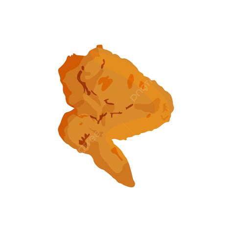 Fried Chicken Wings Vector Hd Images Wing Fried Chicken Cartoon