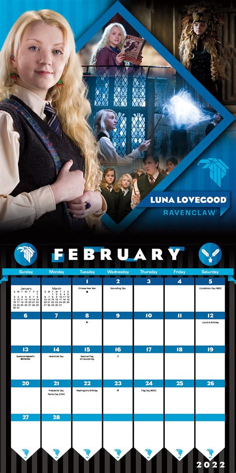 Buy Harry Potter Calendar Deluxe Harry Potter Wall