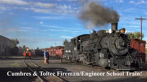 Cumbres Toltec Fireman Engineer School August 2022 YouTube