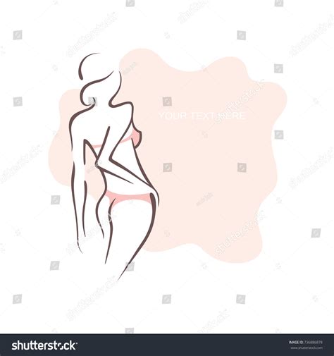 Beautiful Sexy Girl Bikini Beach Swimsuit Stock Vector Royalty Free 736886878 Shutterstock