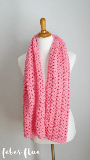 Fiber Flux Free Crochet Pattern Think Pink Friendship Shawl Prayer