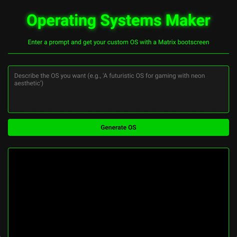operating systems maker
