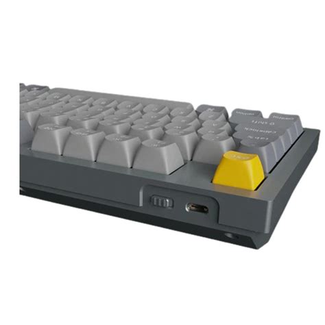 Keychron Gaming Keyboard Q Hot Swap Rgb Backlight Knob Grey Frame A Blue Switch Th