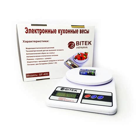 ᐉ Весы электронные бытовые Bitek SF-400 10 кг (4074) • Купить в Киеве ...
