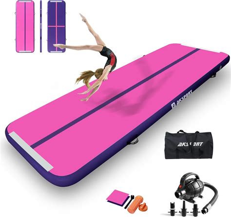 Aksport Gymnastics Air Mat Tumble Track Tumbling Mat Inflatable Floor