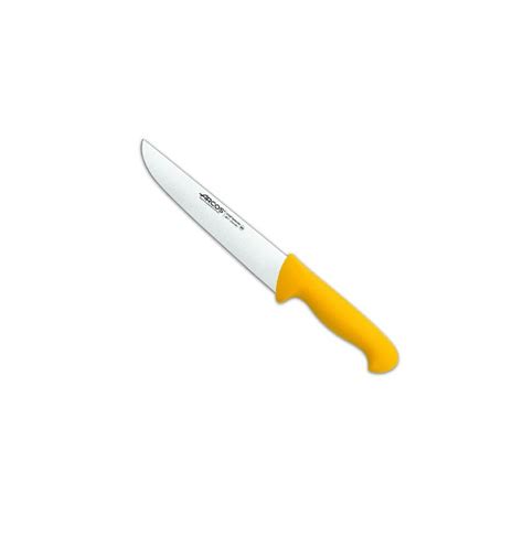 Cuchillo Carnicero Mango Amarillo Polipropileno Mm Arcos