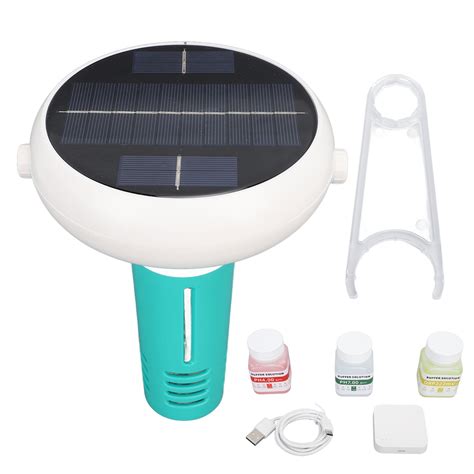 Pool Cleaning Ionizer Smart Wireless PH ORP Salt Monitoring Floating ...