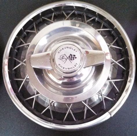 Find Set Of 4 1962 1963 Chevy 2 Corvair 13 Wire Wheel Spinner Hubcaps 62 63 In Marion Ohio