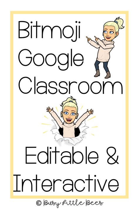 Bitmoji Classroom Editable And Interactive Slides In 2020