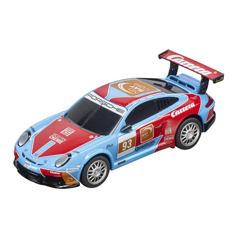 Buy Carrera 64187 Porsche 997 Gt3 Carrera Blue 1 43 Scale Analog Slot Car Racing Vehicle For