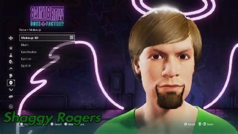 Shaggy Rogers Character Creation Saints Row Boss Factory Youtube