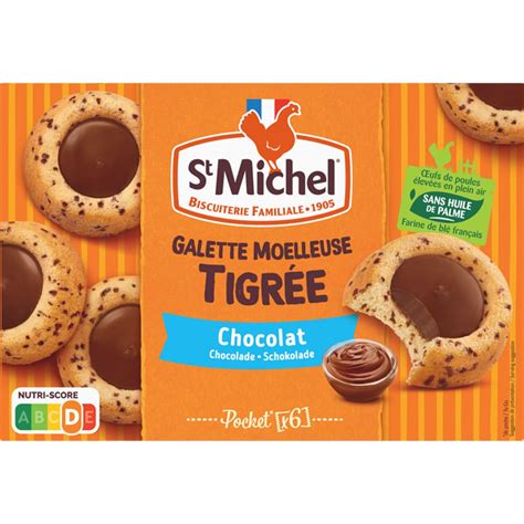 ST MICHEL Gâteaux galettes moelleux au chocolat chronodrive